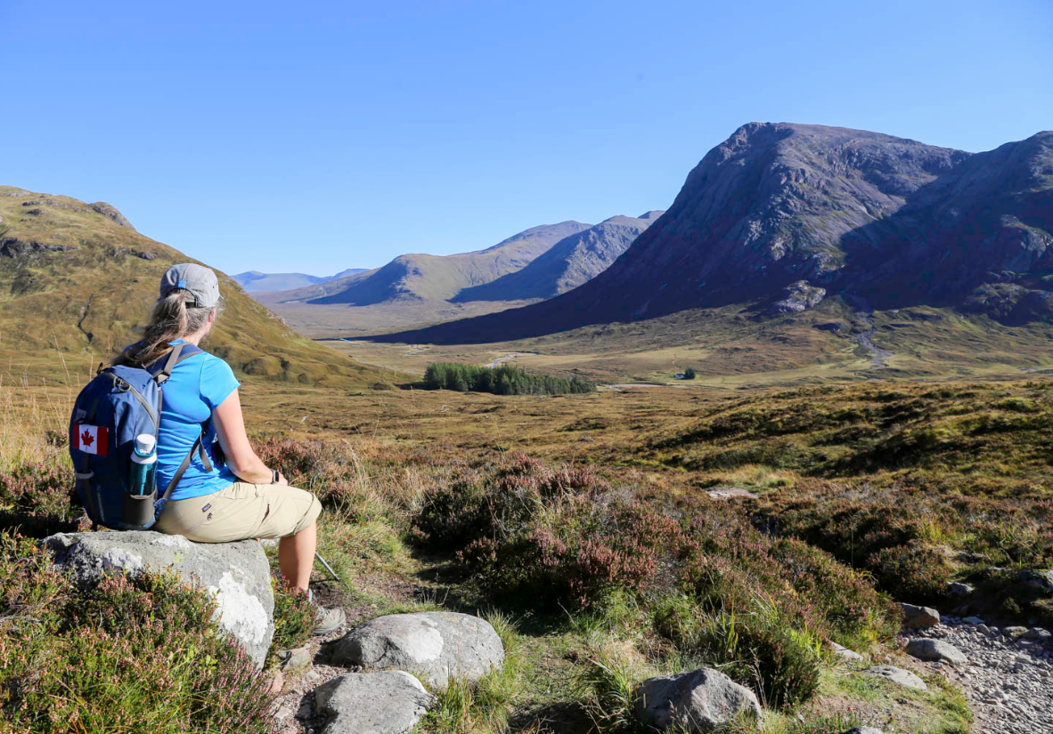 Herrliche Highland-Aussicht