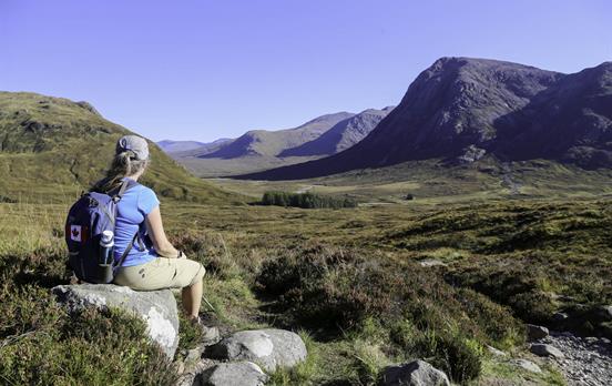 Herrliche Highland-Aussicht
