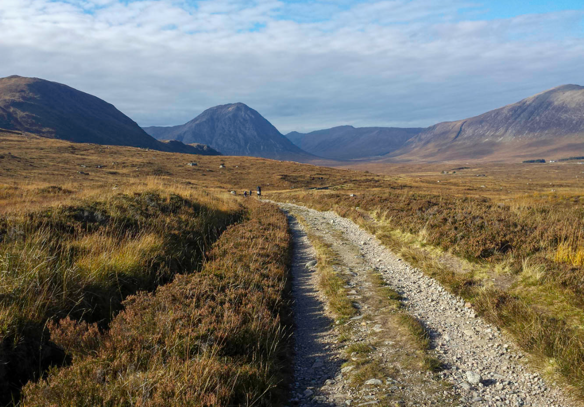 Weites Glencoe Tal
