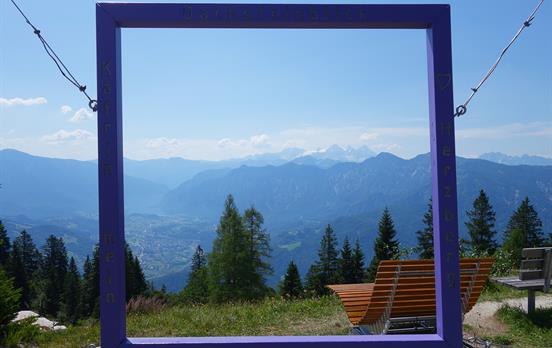 Blick von der Katrin Alm auf das Dachsteinmassiv