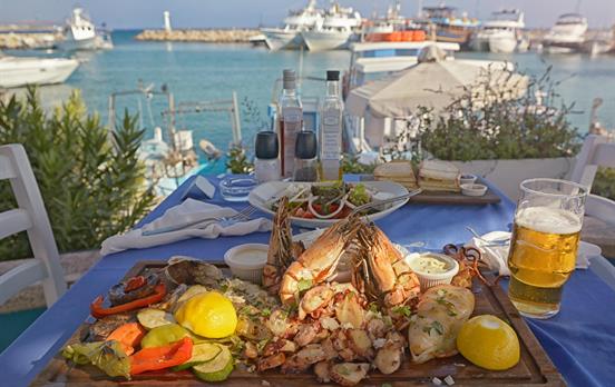 Mittagessen im Restaurant