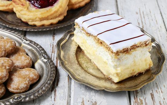 Indulge in Lake Bled's famous cream cakes