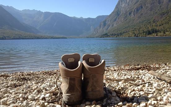 Dip your toes in the shores of Lake Bohinj