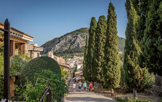 Pollencas Kalvarienberg  und Puig de Santa Maria