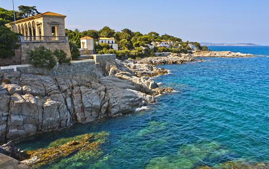 Along the Costa Brava coastline