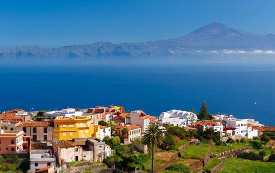 Blick auf Teneriffa und El Teide