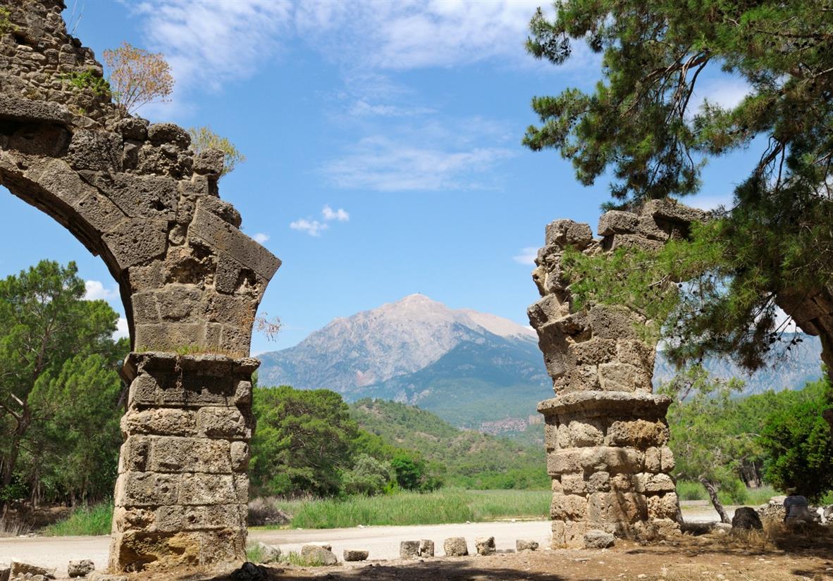 Ruins of the ancient city of Phaselis