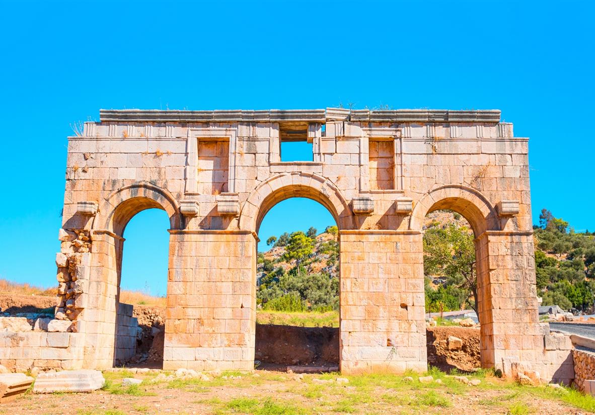 Explore the ancient ruins of Patara