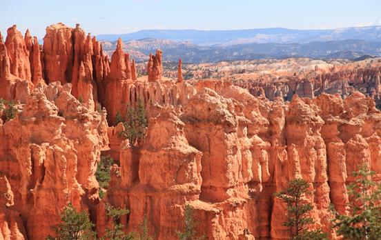 'Hoodoos' rock formations on the Figure 8 Loop