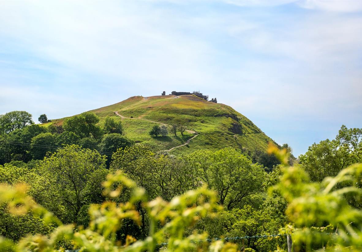 Castle Ruins at Castell Dinas Brnin