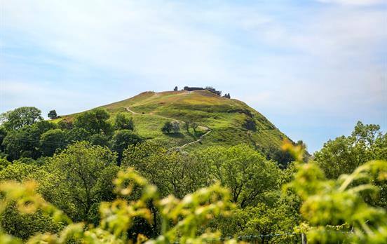 Castle Ruins at Castell Dinas Brnin