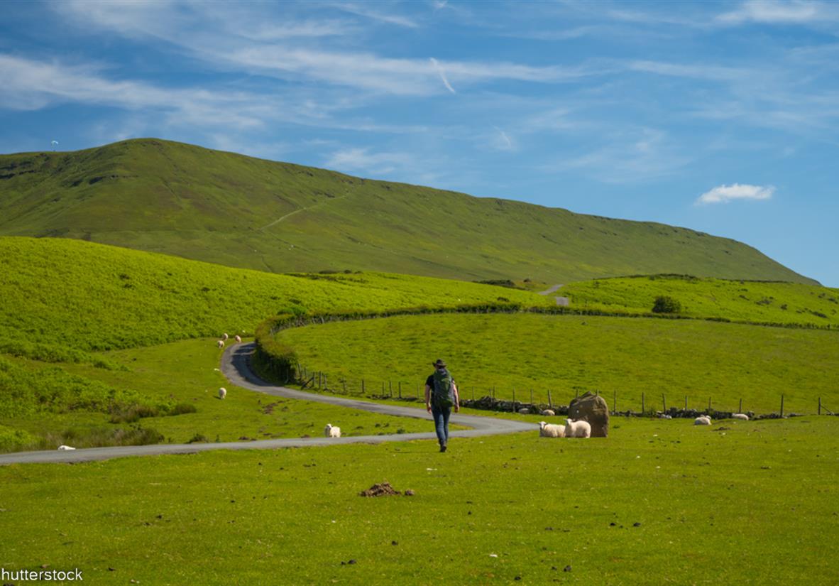 Walking along the Offas Dyke Path