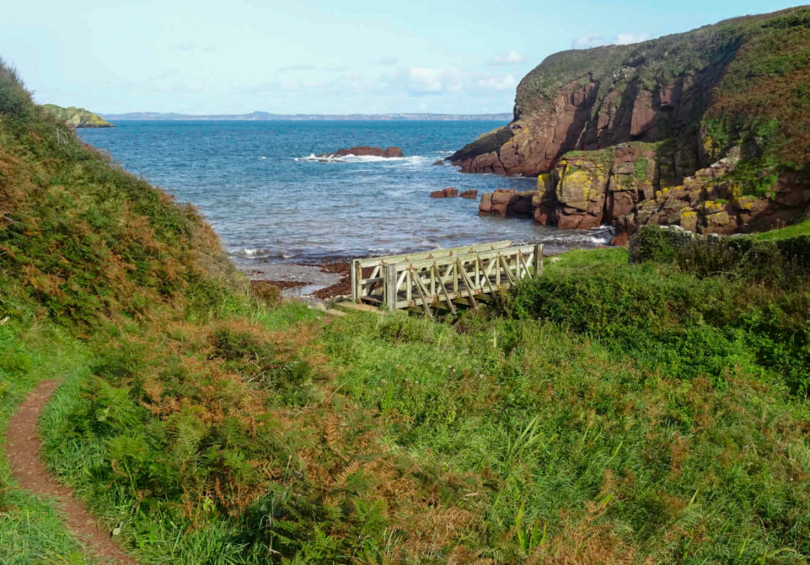 Brücke bei Brides Bay