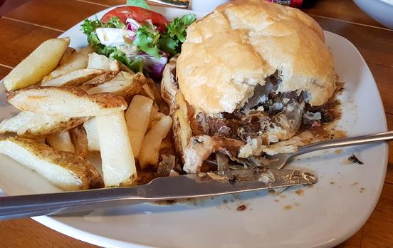 Classic pub food for dinner after your walk