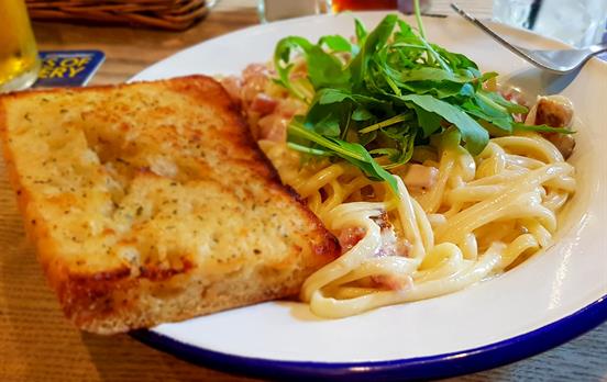 Delicious dinner in St. Davids