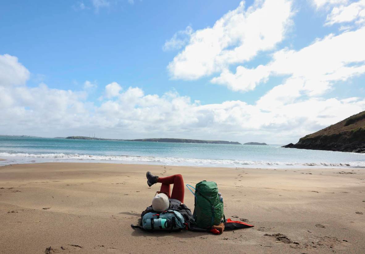 Eine Pause am Strand
