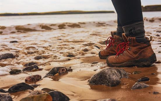 Boots on Tenby South Beach