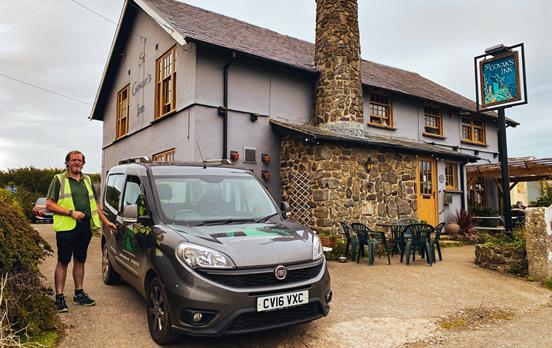 Colin from Walkalong who carries your bags on trip