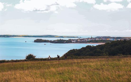 Tenby from the coast path