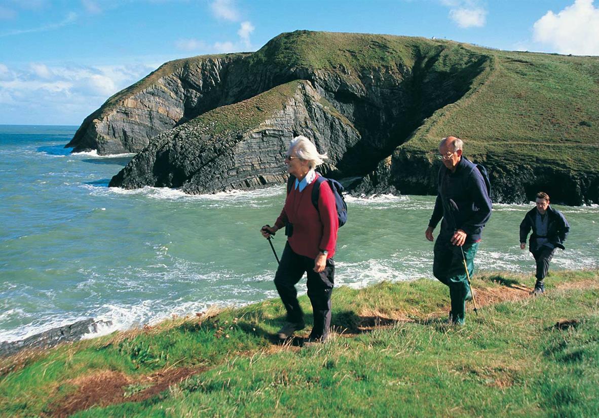Wandern Sie entlang des Pembrokeshire Küstenpfad