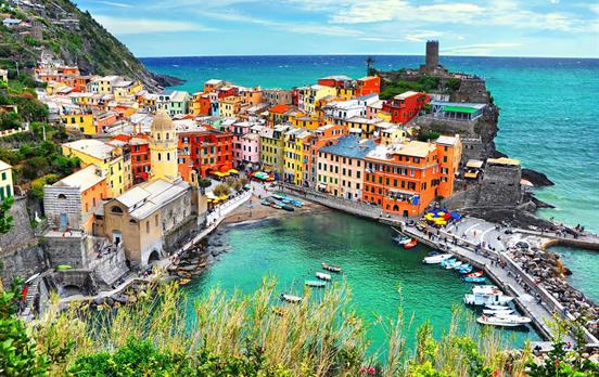 Vernazza, one of the five villages