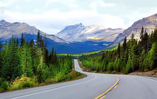 world's most scenic highway - Icefields Parkway