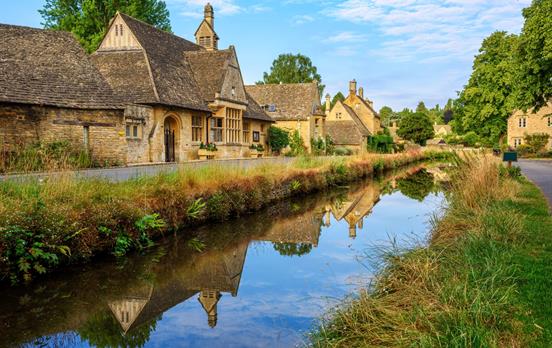 Lower Slaughter Cottages in the Cotswolds