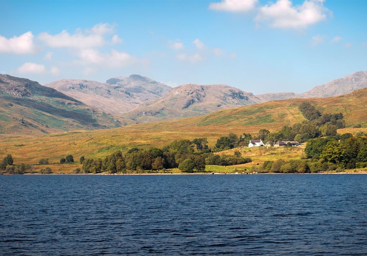 Spectacular views from the shores of Loch Katrine