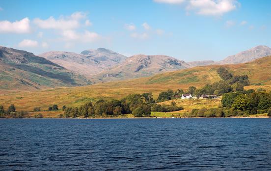 Spectacular views from the shores of Loch Katrine