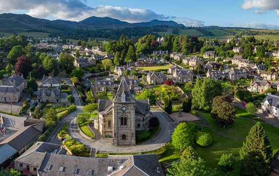 Pitlochry in Perthshire