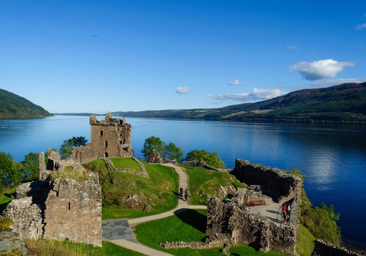 Urquhart Castle on Loch Ness