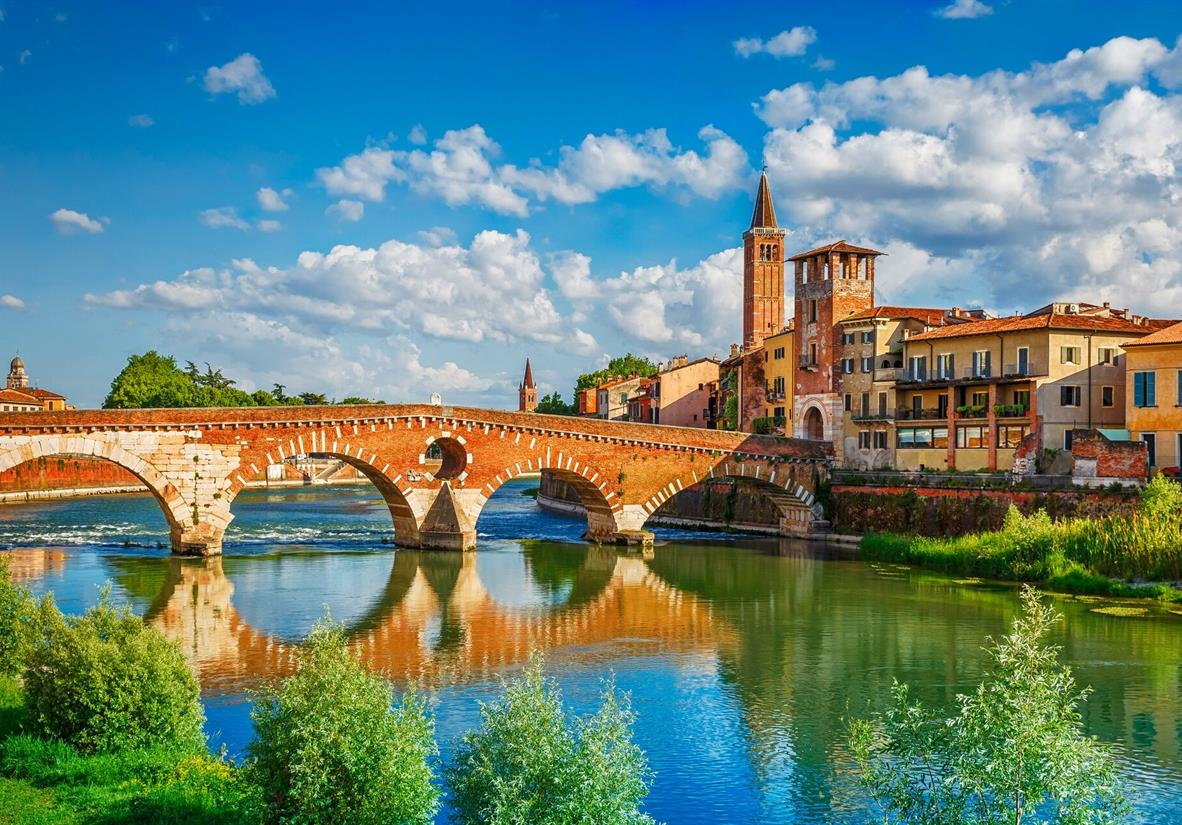 Verona, starting point of your trip.