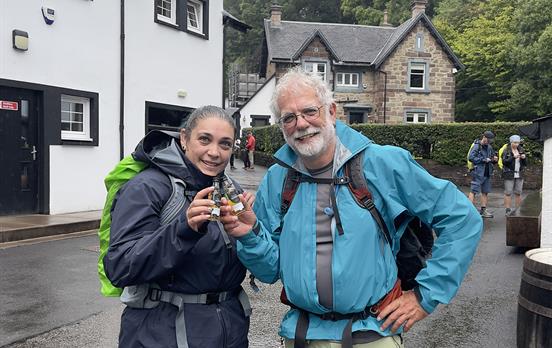 Whisky tasting at Glengoyne Distillery