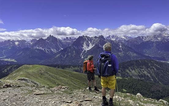 Drei Zinnen Blick vom Toblacher Pfannhorn
