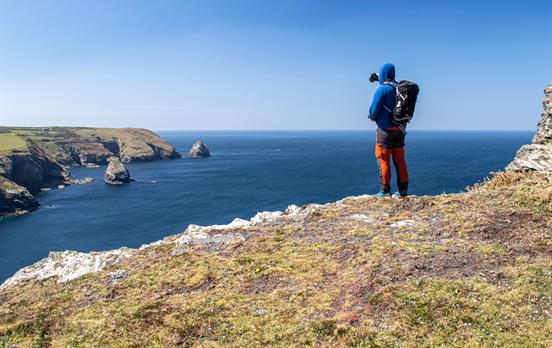 Die typische Küstenlandschaft Südenglands