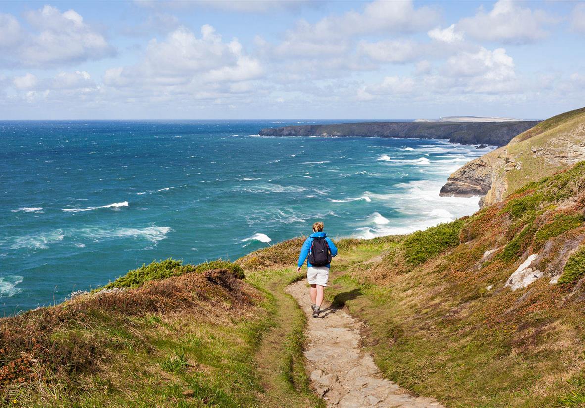 Walk along England's most famous coast path