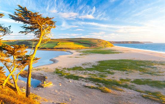 Abendstimmung an Loe Pool