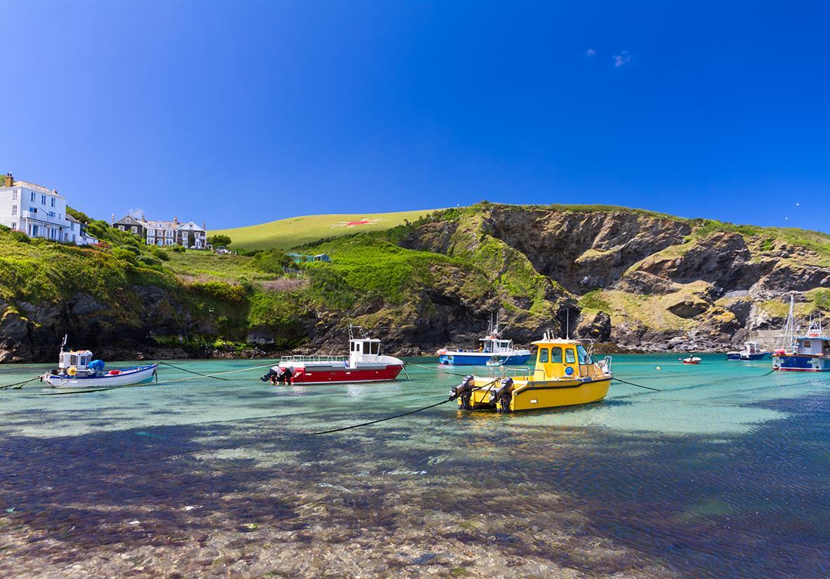 Wunderschöne Port Isaac Cove