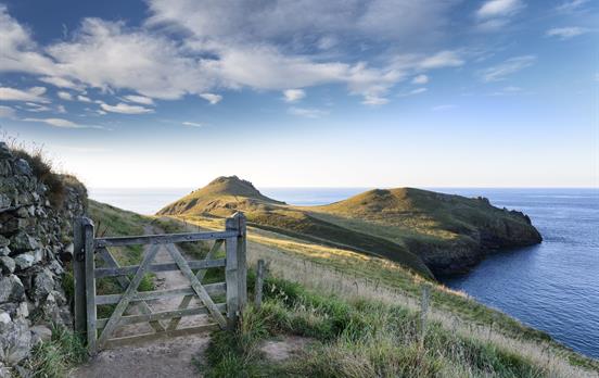 Landzungen wie Pentire Head