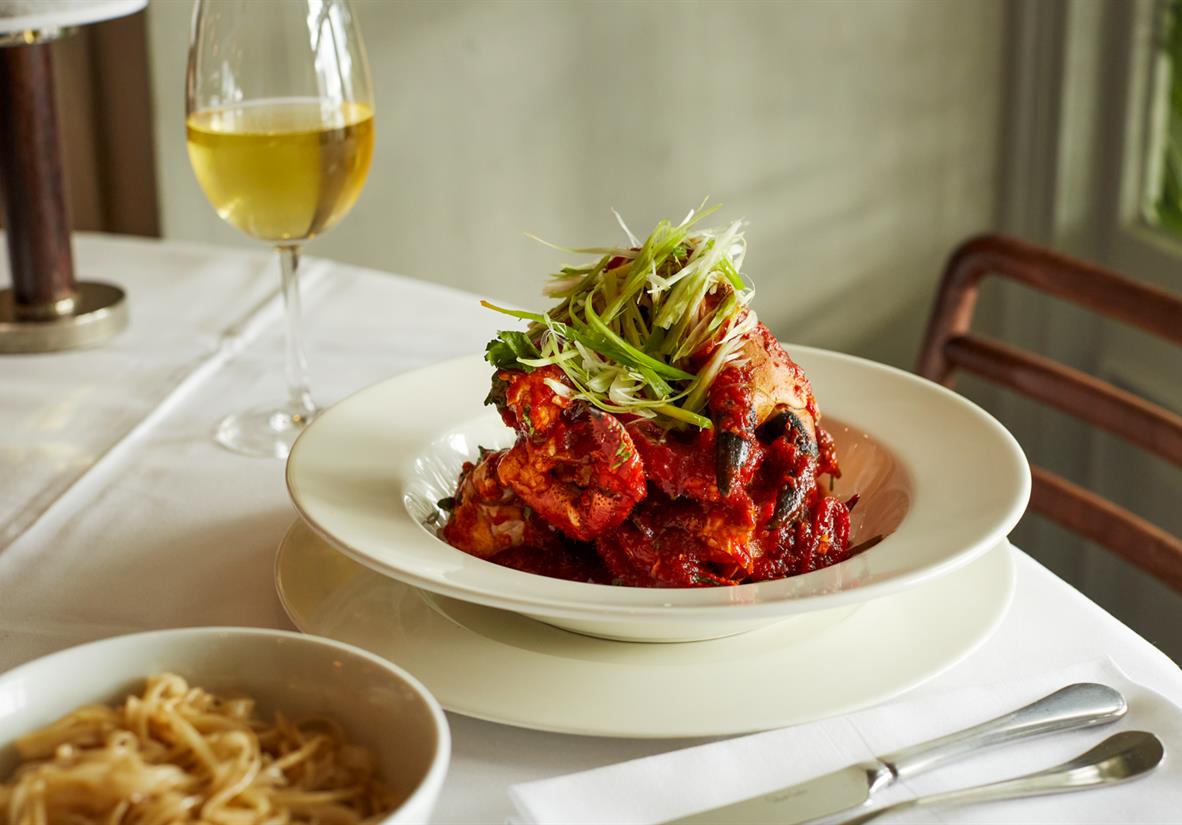 Dine at Rick Stein's flagship seafood restaurant