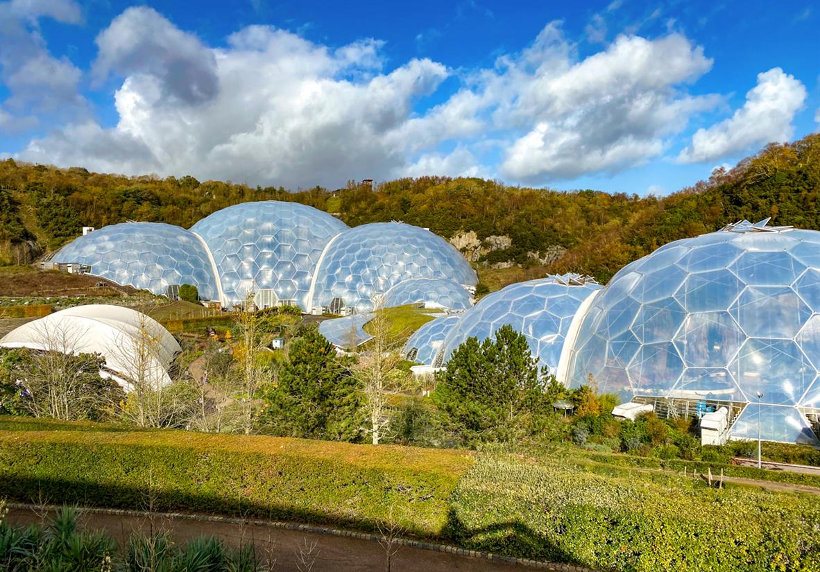 Visit the otherworldly Eden Project in St Austell