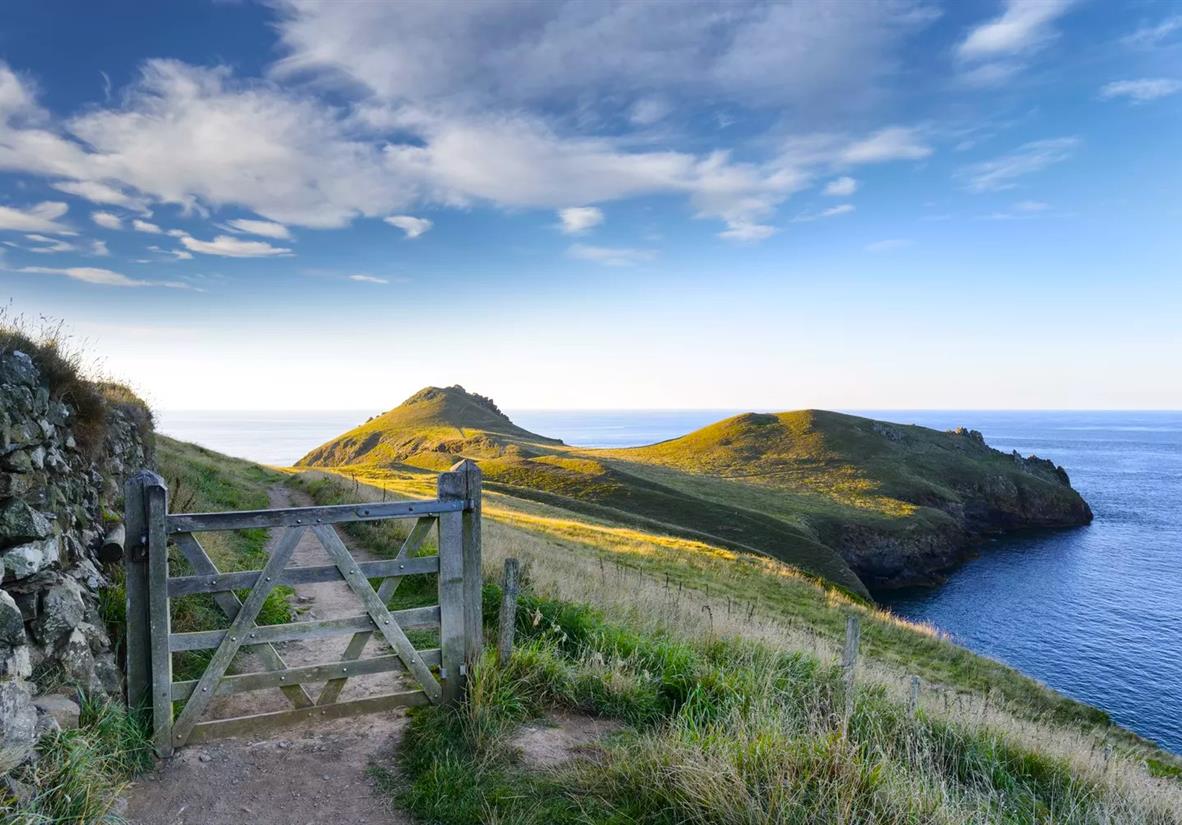 Approaching Pentire Head