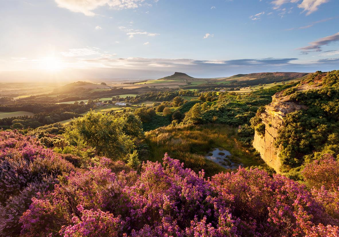 Sonnenuntergang in den North York Moors