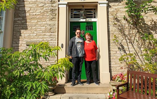 Expect a warm welcome from typical English B&amp;B's