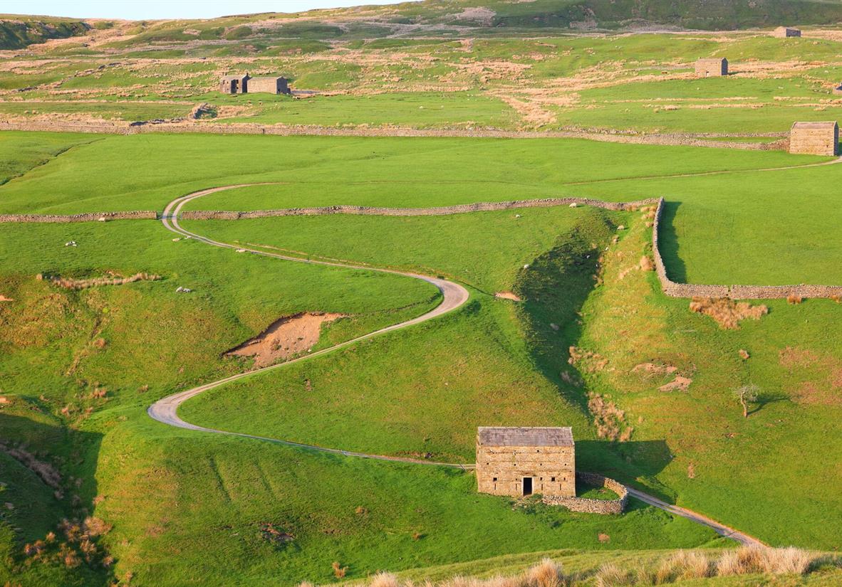 Durch das Swaledale-Tal