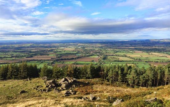 Magnificent views en route from Great Broughton