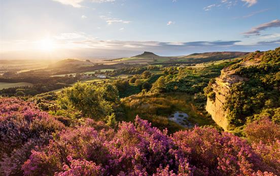 Sonnenuntergang in den North York Moors