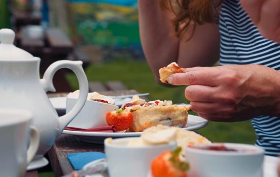 Cream tea is a must in the Cotswolds