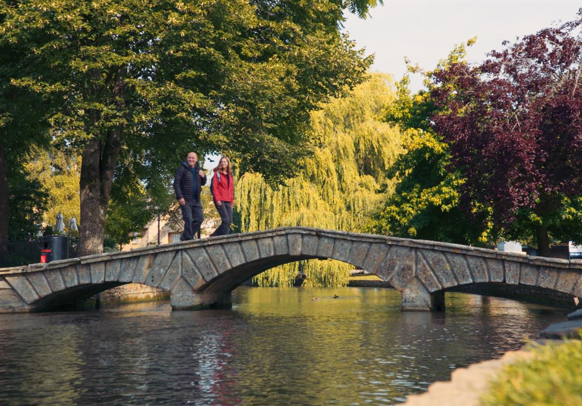 Bourton known as the Venice of the Cotswolds