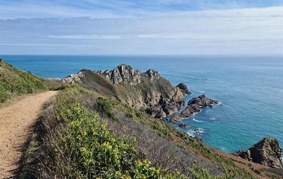 Hinunter zu La Moye Point